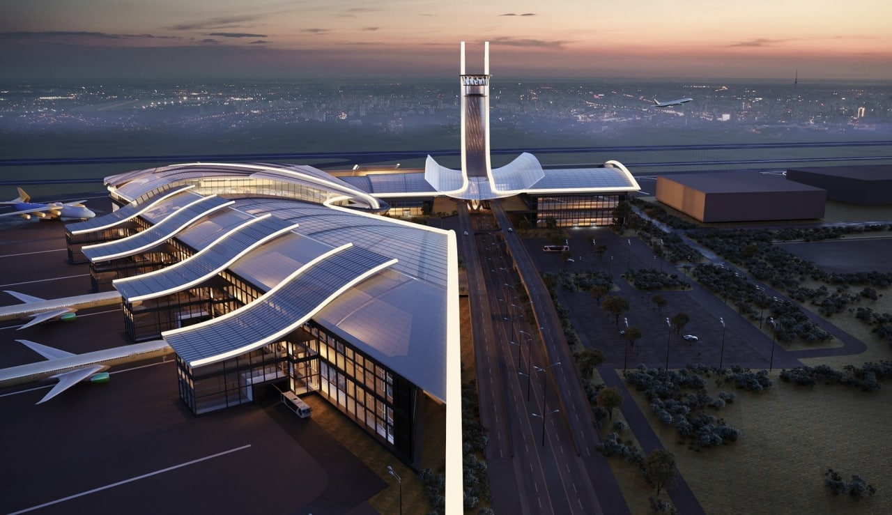 Як може виглядати майбутній фантастичний аеропорт &quot;Мрія&quot; у Гостомелі (фото)